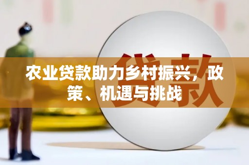 隆昌农业贷款助力乡村振兴，政策、机遇与挑战