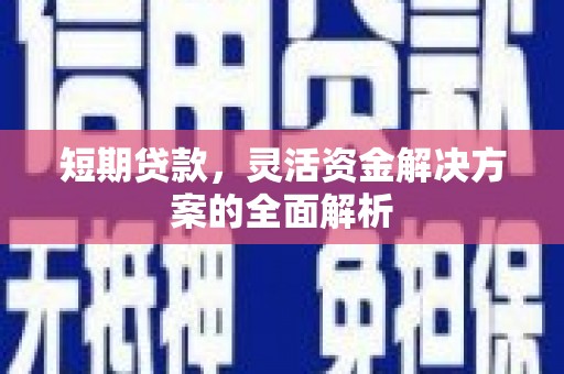 佳冬短期贷款，灵活资金解决方案的全面解析