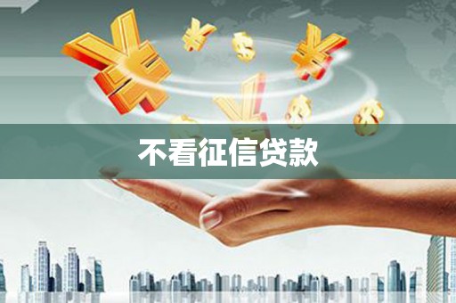 闻喜不看征信贷款