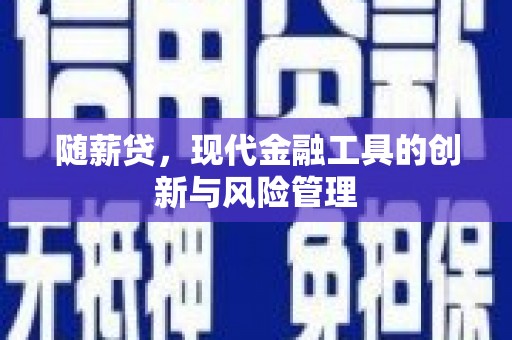 阿莲随薪贷，现代金融工具的创新与风险管理