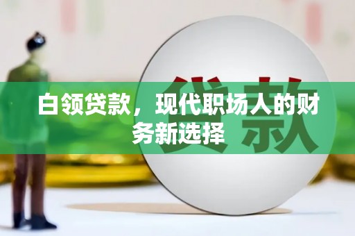 新会白领贷款，现代职场人的财务新选择