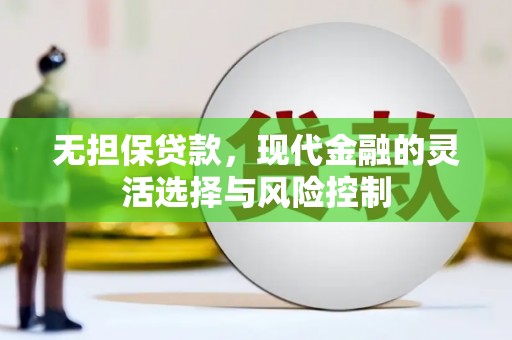 秦淮无担保贷款，现代金融的灵活选择与风险控制