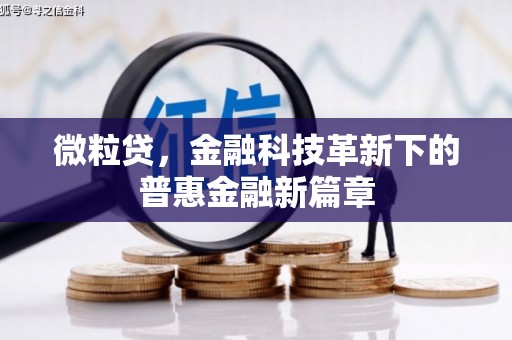 宁城微粒贷，金融科技革新下的普惠金融新篇章