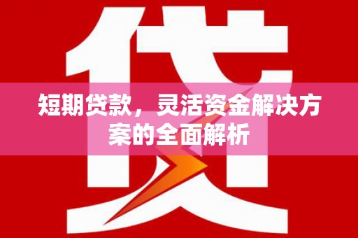 吉隆短期贷款，灵活资金解决方案的全面解析