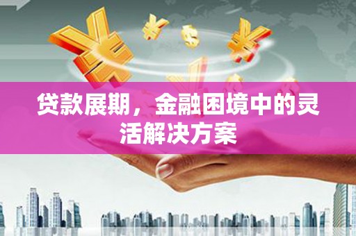 西吉贷款展期，金融困境中的灵活解决方案
