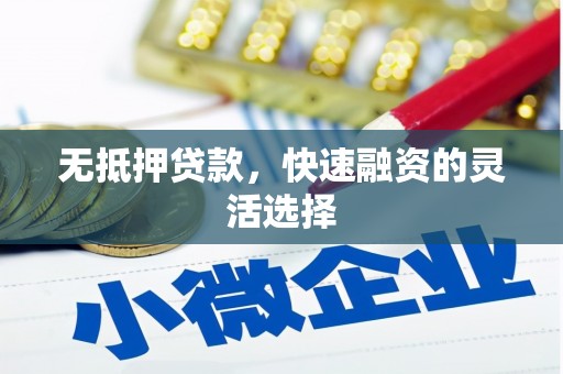 驻马店无抵押贷款，快速融资的灵活选择