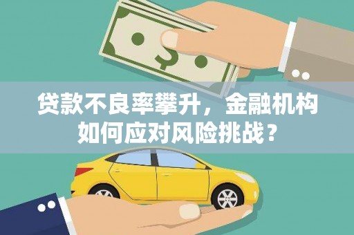 卓兰贷款不良率攀升，金融机构如何应对风险挑战？