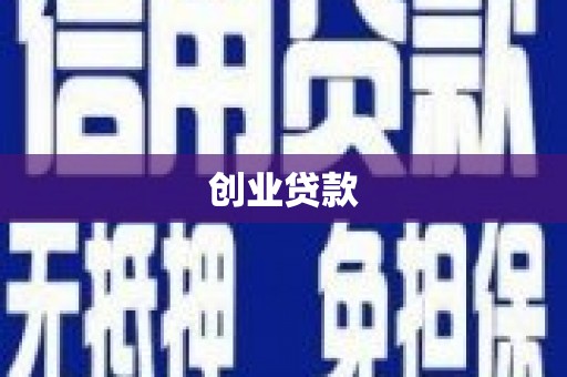 武功创业贷款