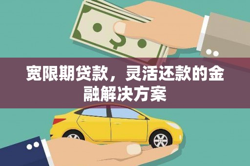 临湘宽限期贷款，灵活还款的金融解决方案