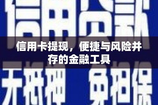 尼玛信用卡提现，便捷与风险并存的金融工具
