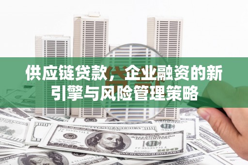 潼关供应链贷款，企业融资的新引擎与风险管理策略