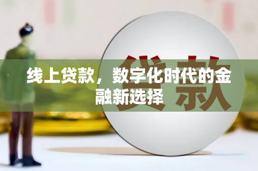 金宁线上贷款，数字化时代的金融新选择